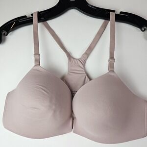 Soma Enbliss 36B Bra Front Close Racerback Underwire Beige Everyday Comfort